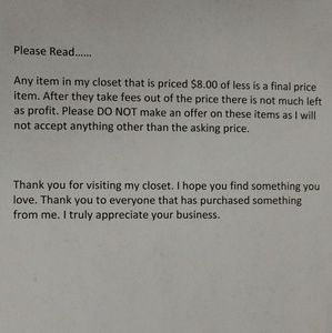 *PLEASE READ* I’ve change it to $10 or less